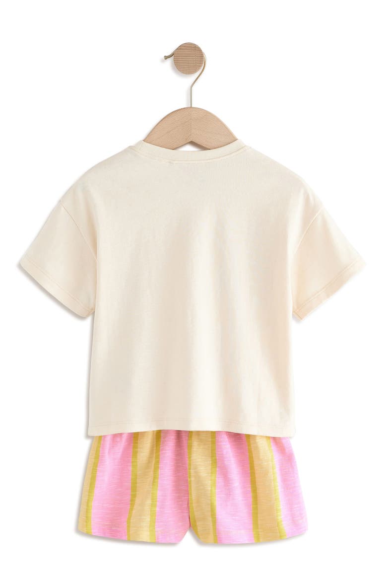 Kids' Lolly T-Shirt & Shorts Set, Alternate, color, YELLOW