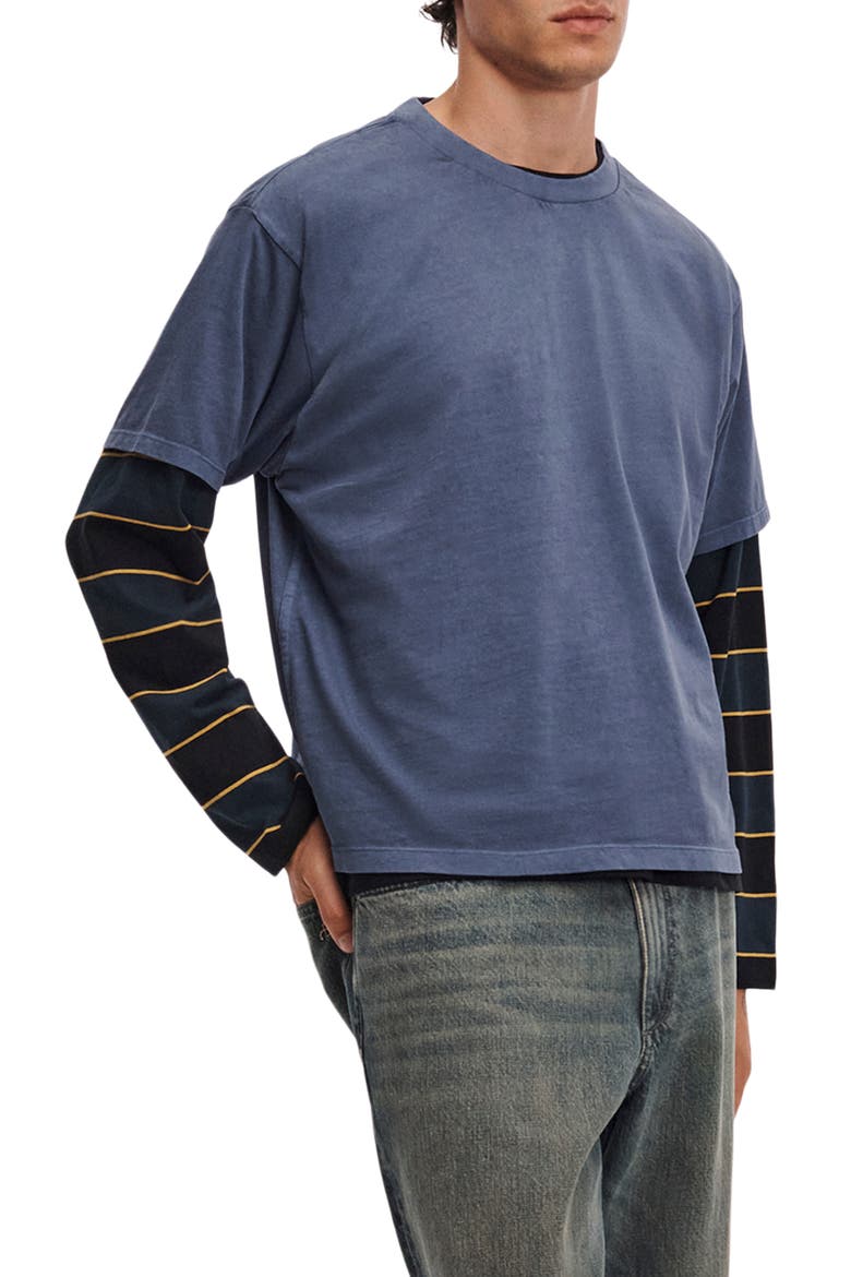 Jacob Boxy Cotton T-Shirt, Alternate, color, DPGRY