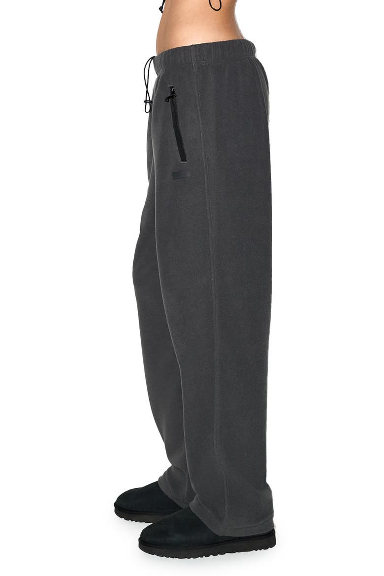 Outdoor Fleece Straight Leg Pants, Alternate, color, ASH