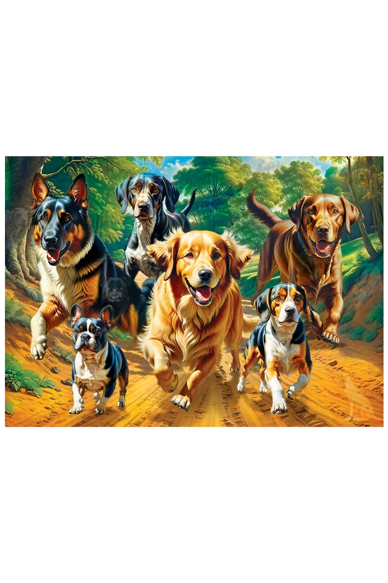 Trail Running 500 Piece Jigsaw Puzzle, Alternate, color, Multicolor