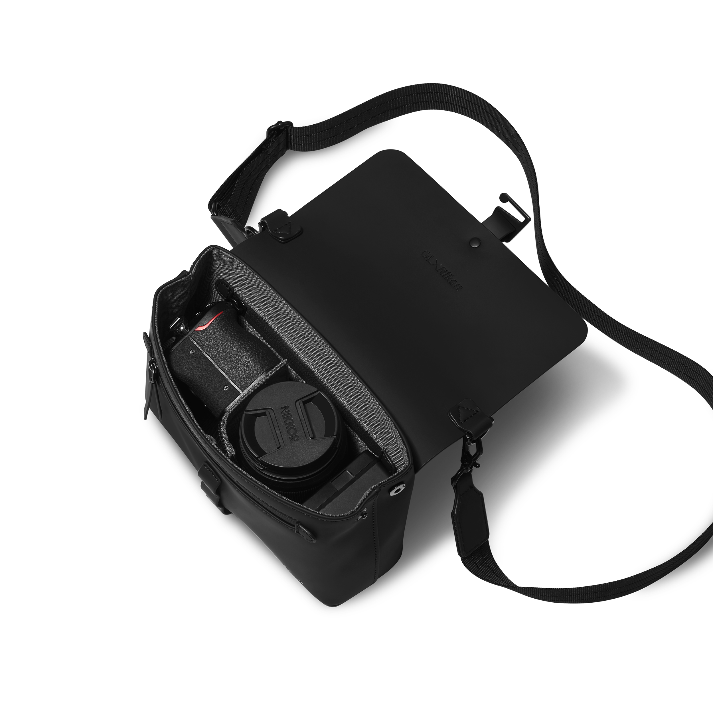 Gaston Luga GL X Nikon Crossbody, Alternate, color, Black