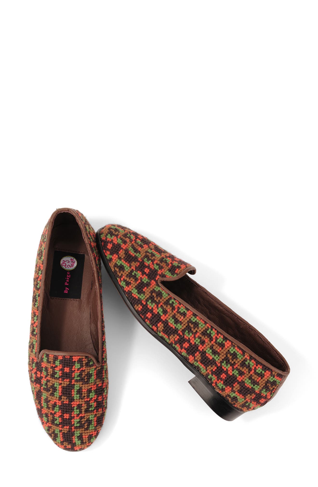 BY PAIGE Needlepoint Tweed Flat, Alternate, color, FALL TWEED