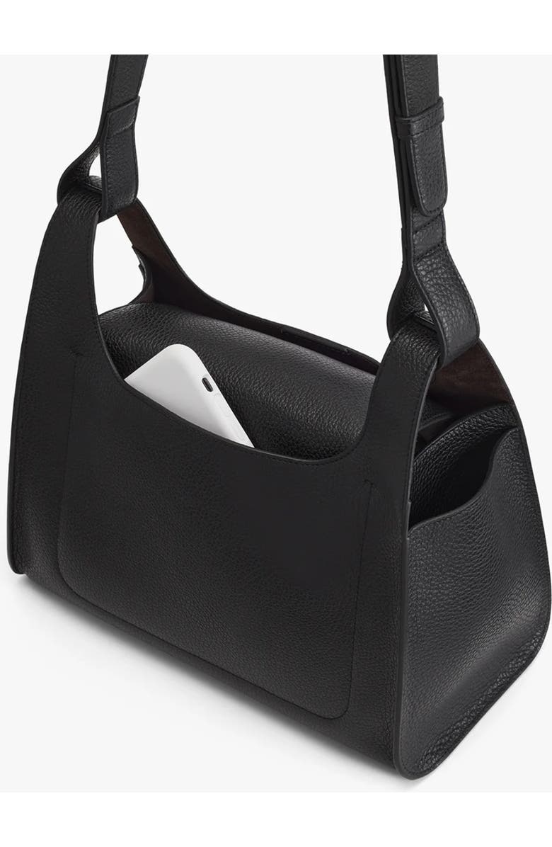 Cuyana Double Loop Bag, Alternate, color, Black