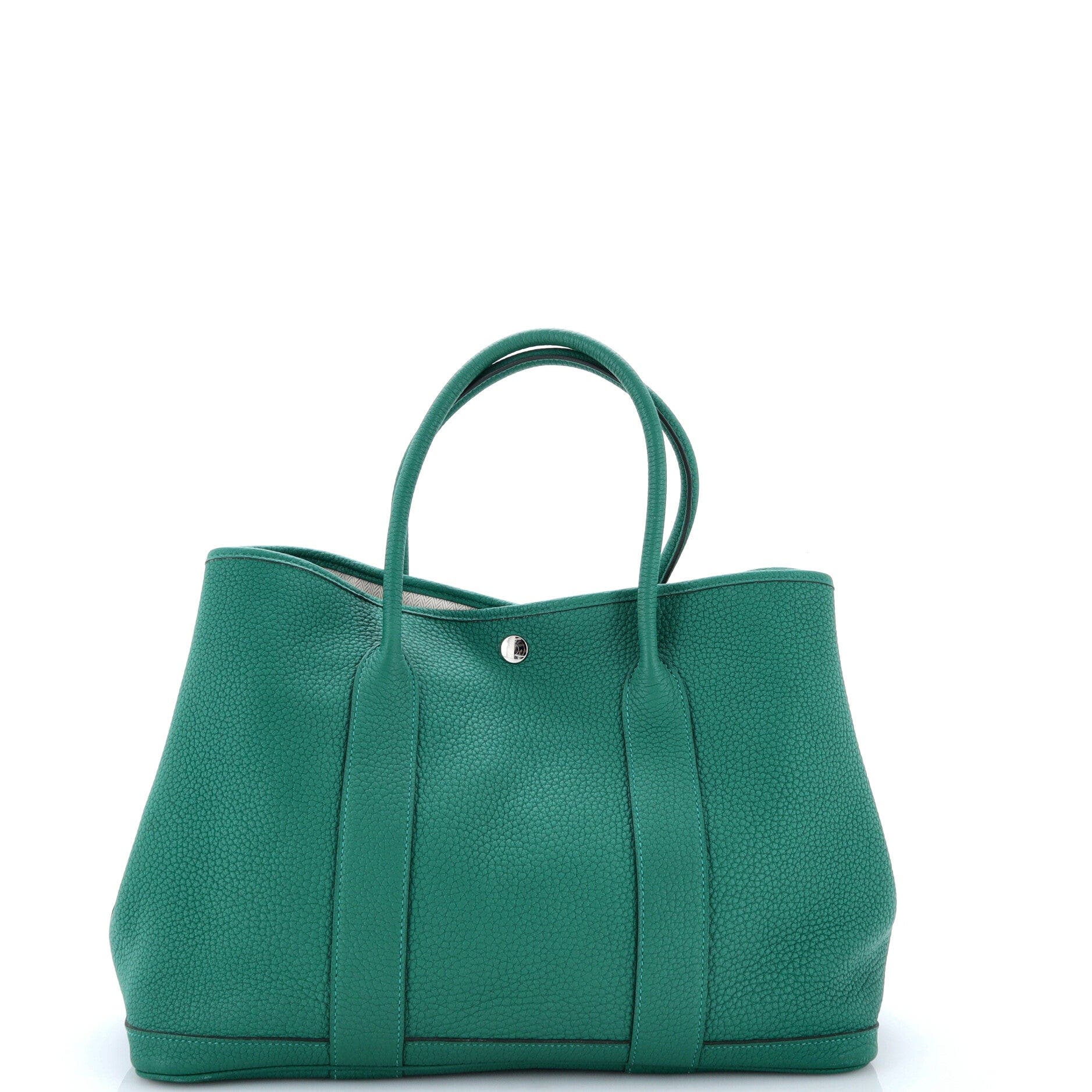 Garden Party Tote Leather 36, Alternate, color, Vert Vertigo