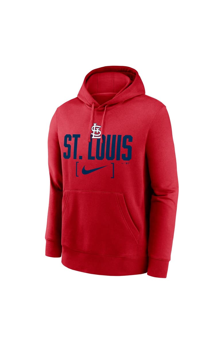 Nike Men's Nike Red St. Louis Cardinals Club Slack Pullover Hoodie, Alternate, color, Red