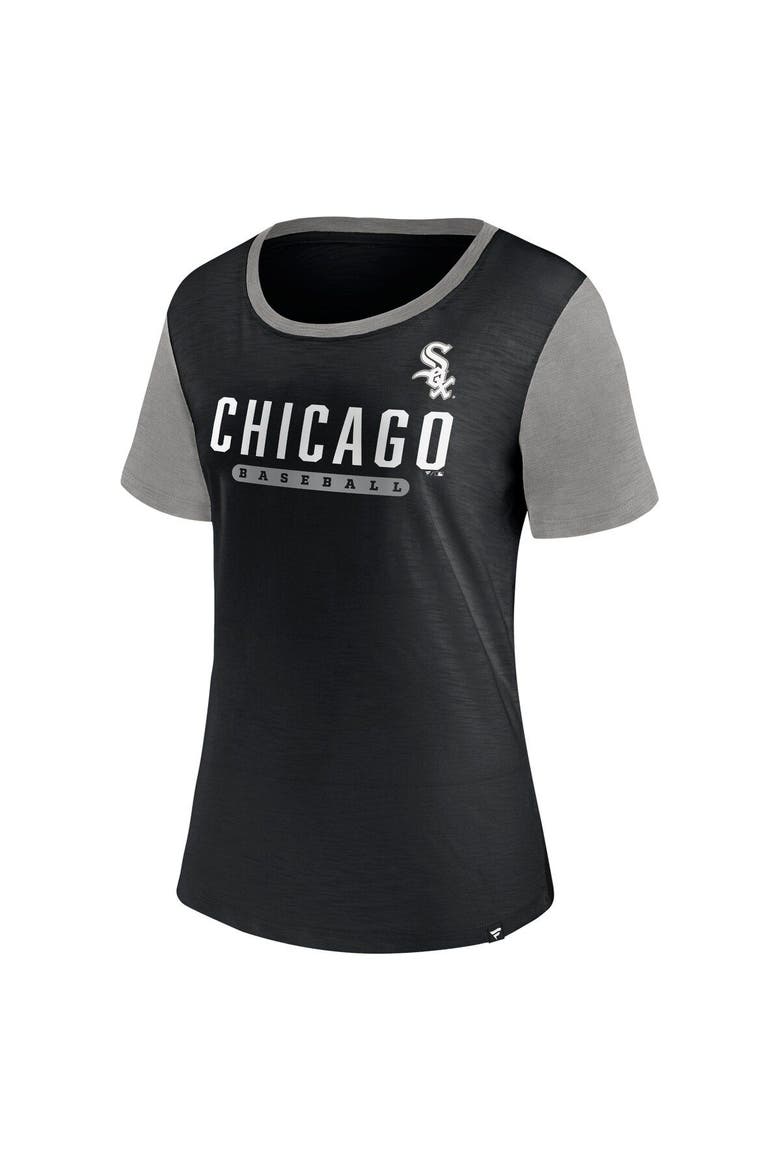 Women's Fanatics Branded Black Chicago White Sox Mound T-Shirt, Alternate, color, Black