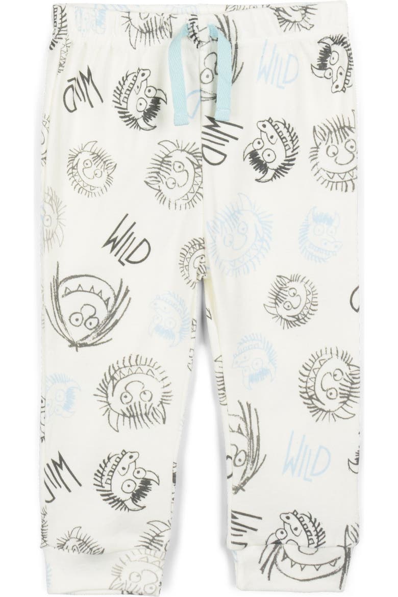 Where the Wild Things Are Max Birthday Bodysuit Pants and Hat Set, Alternate, color, Max Grey Yellow