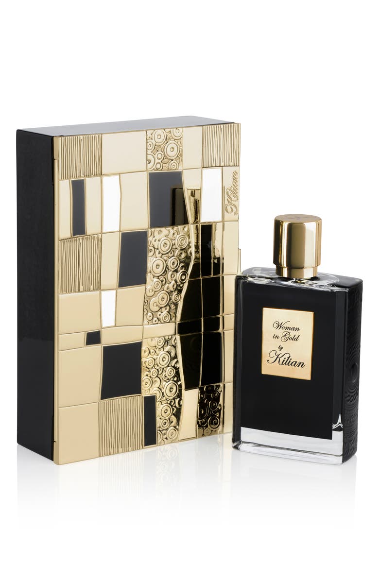 Kilian Paris Kilian Woman in Gold Collectors Edition Refillable Perfume Spray, Alternate, color, 