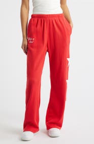 THE MAYFAIR GROUP You Are a Star Waffle Knit Graphic Sweatpants