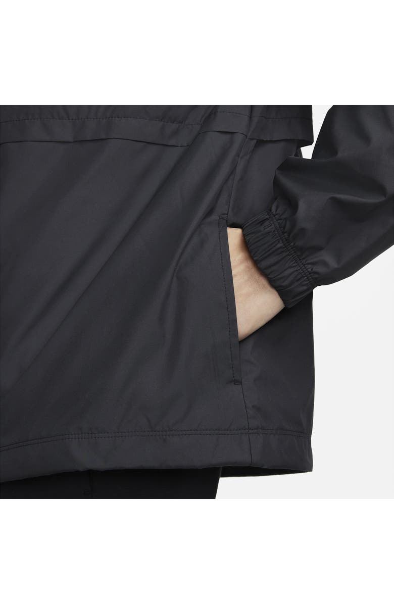 Nike Repel Water-Resistant Windbreaker Jacket, Alternate, color, 010 Black/ White