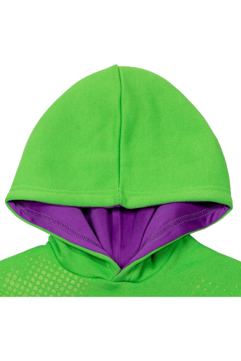 Fleece Pullover Hoodie, Alternate, color, Hulk Green