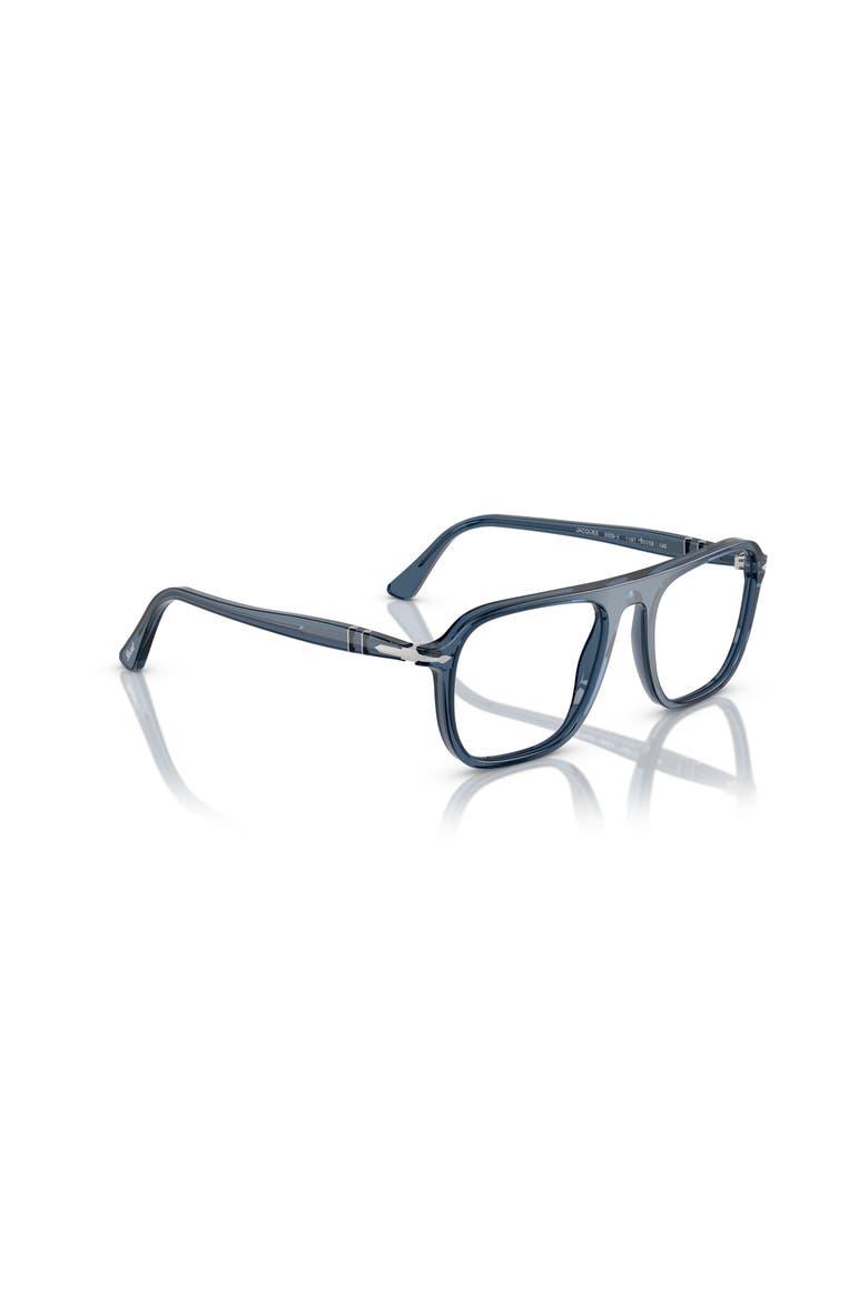 51mm Square optical glasses, Alternate, color, Blue