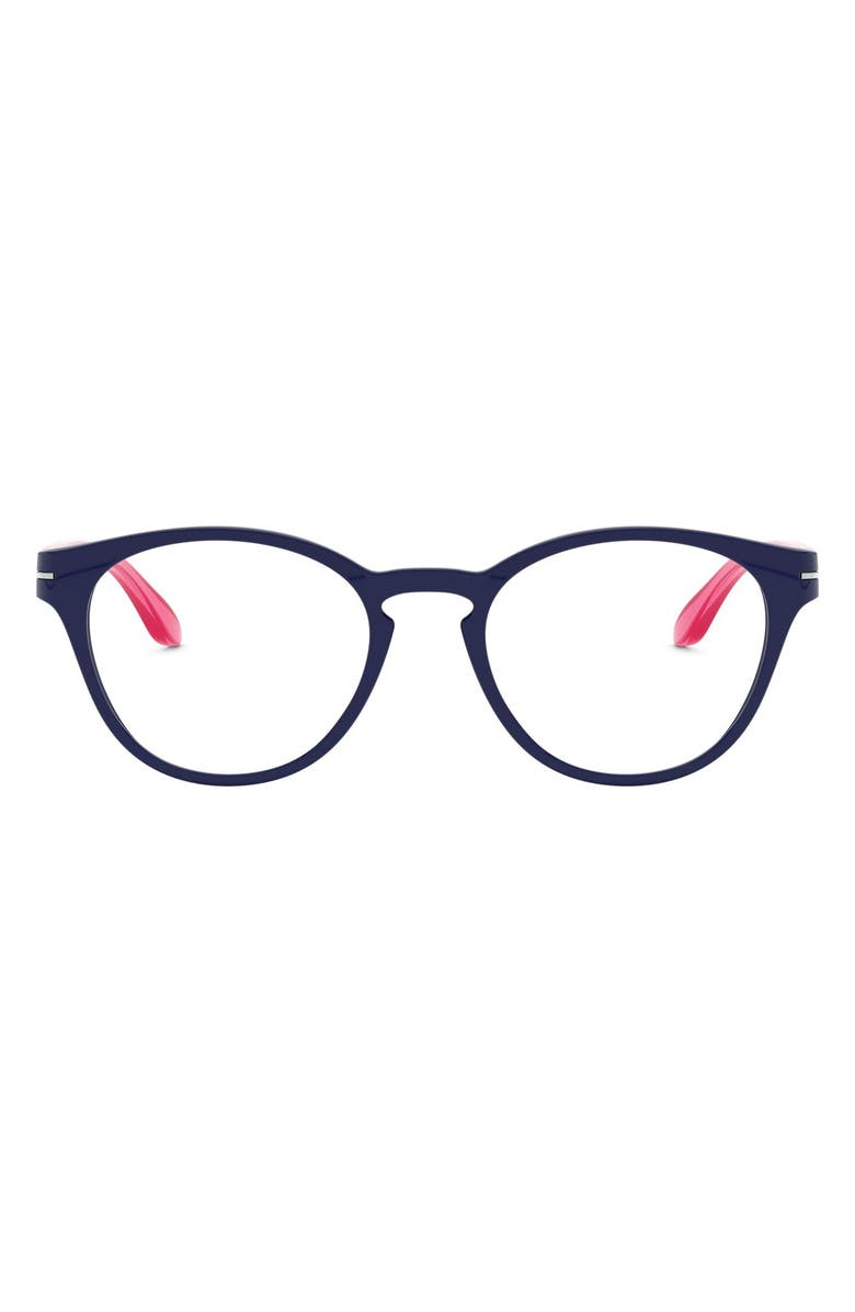 Oakley Kids' Round Off 46mm Round Optical Glasses, Main, color, 