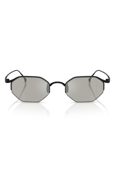 49mm Rectangular Sunglasses