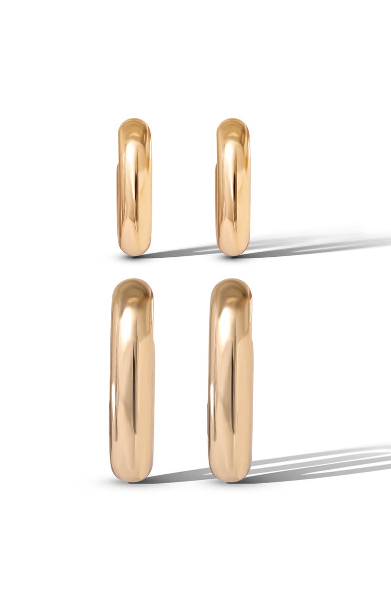 Jessica Simpson Gold-Tone Hoop Earring Set, Main, color,