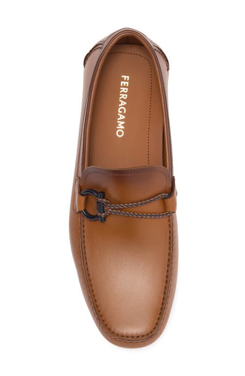 Ferragamo Front 4 Driving Shoe In Blue