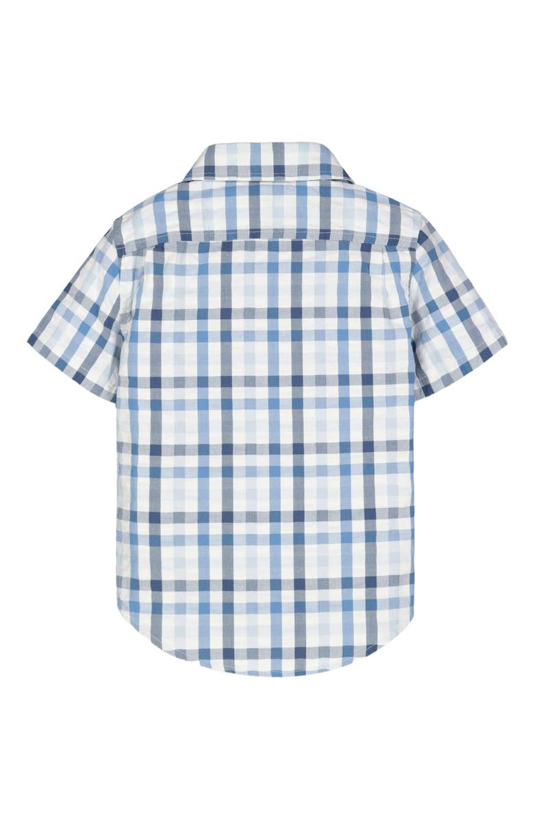 Hope & Henry Baby Boys' Seersucker Short Sleeve Button Down Shirt, Infant, Alternate, color, 