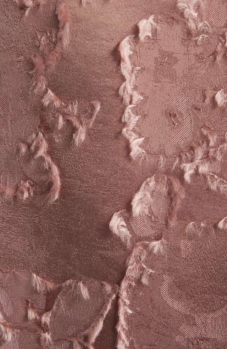 KOBI HALPERIN Nia Floral Jacquard Belted Jacket, Alternate, color, Ash Rose