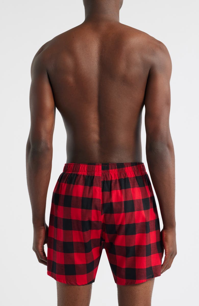 Polo Ralph Lauren Yarn-Dyed Cotton Boxers, Alternate, color, Red Polo Black Buffalo