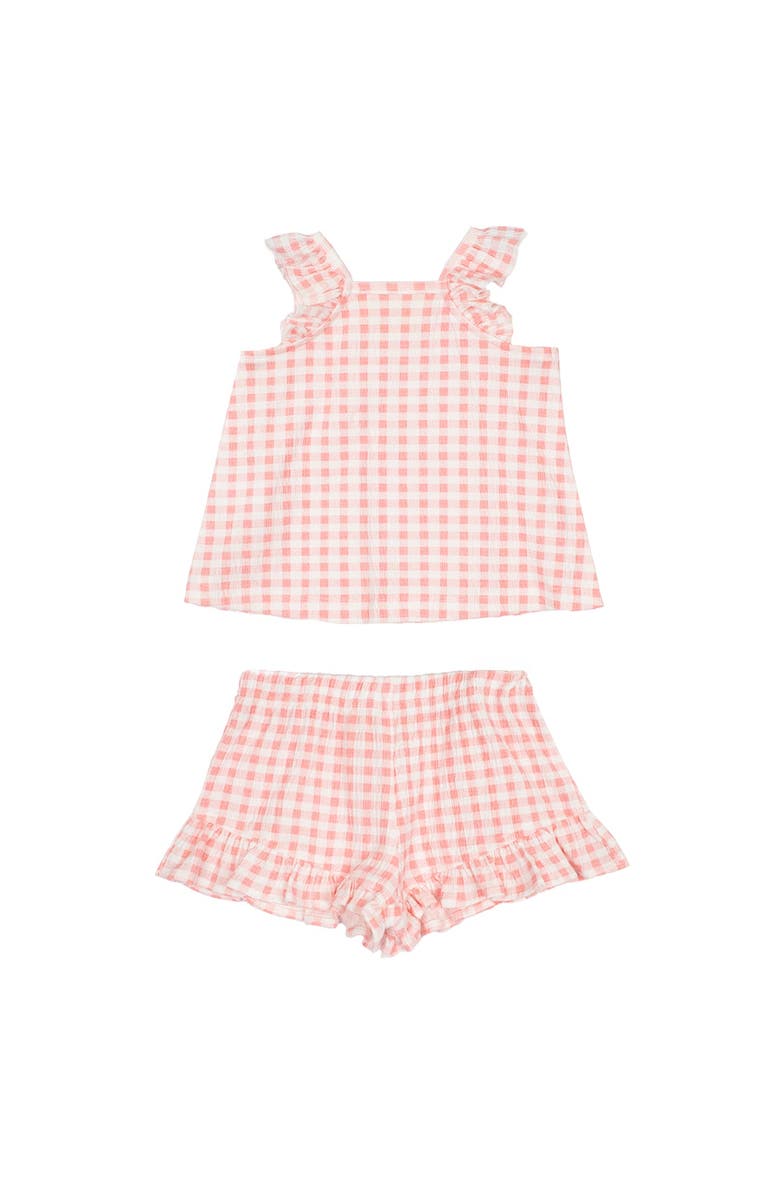 Mabel + Honey Waffle Berry Two Piece Set, Alternate, color, Pink
