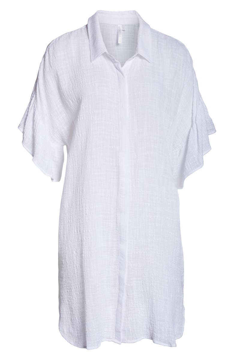 Seafolly Beach Cover-Up Shirt, Alternate, color,