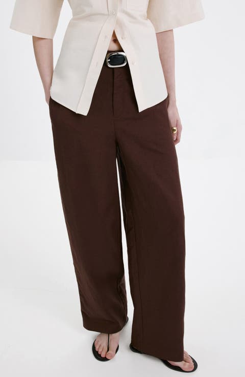 Flat Front Pants
