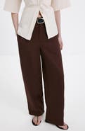 MANGO Flat Front Pants