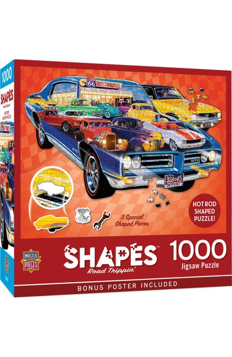 Road Trippin 1000 Piece Shaped Puzzle