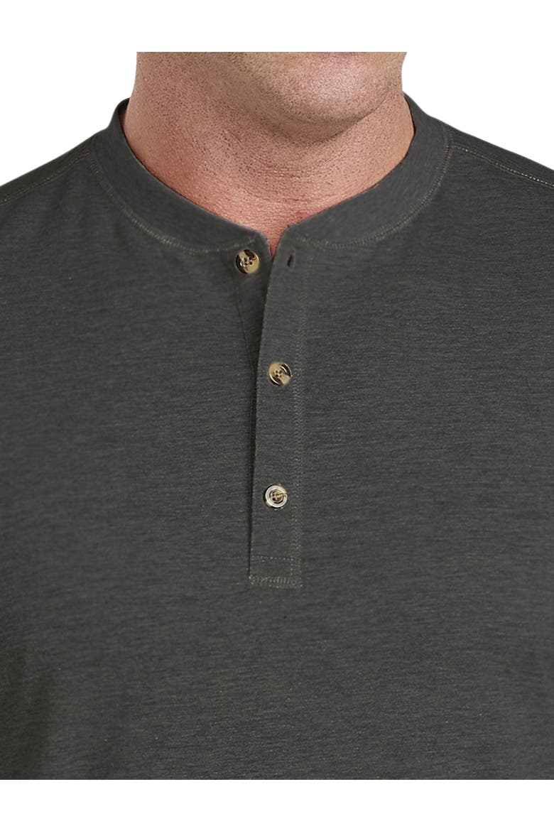 Wicking Jersey Henley Shirt, Alternate, color, GRANITE HTHR