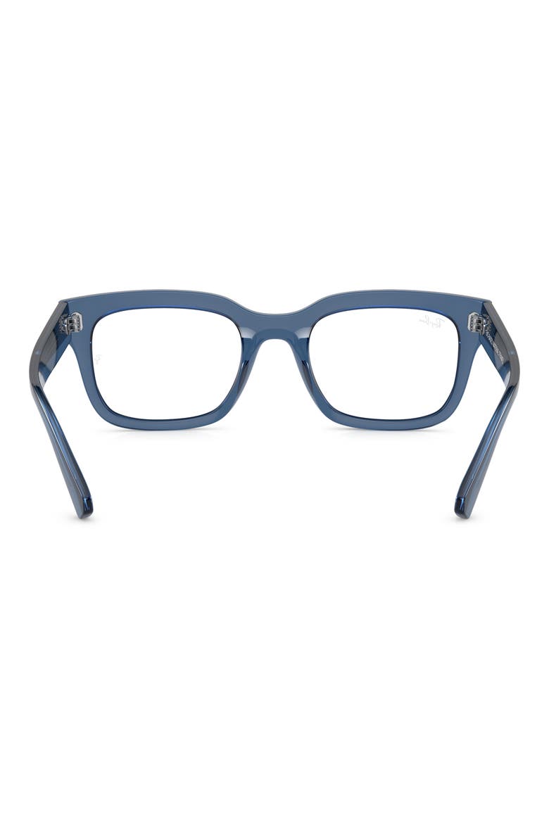 Chad 54mm Rectangular Optical Glasses, Alternate, color, DARK BLUE