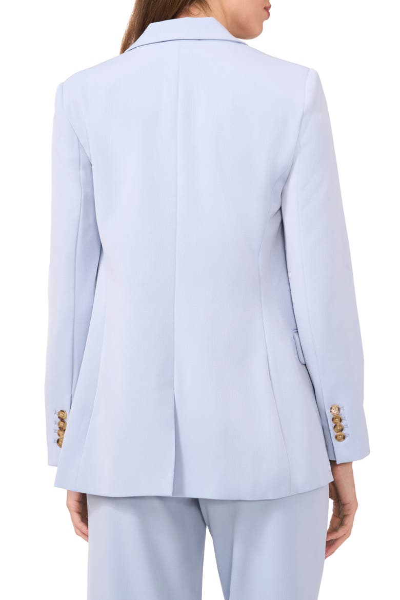 Single Button Relaxed Blazer, Alternate, color, BLUE FOG