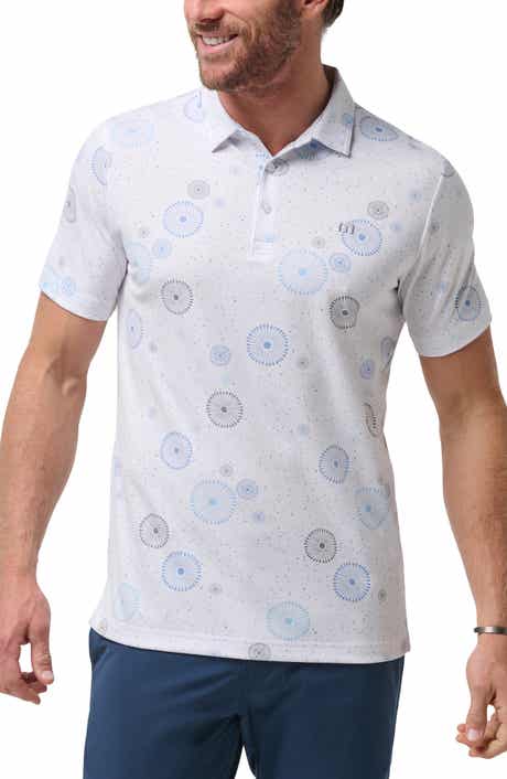 TravisMathew Caught Inside Medallion Print Polo