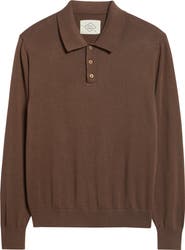 ALEX CRANE Feather Organic Cotton Polo Sweater