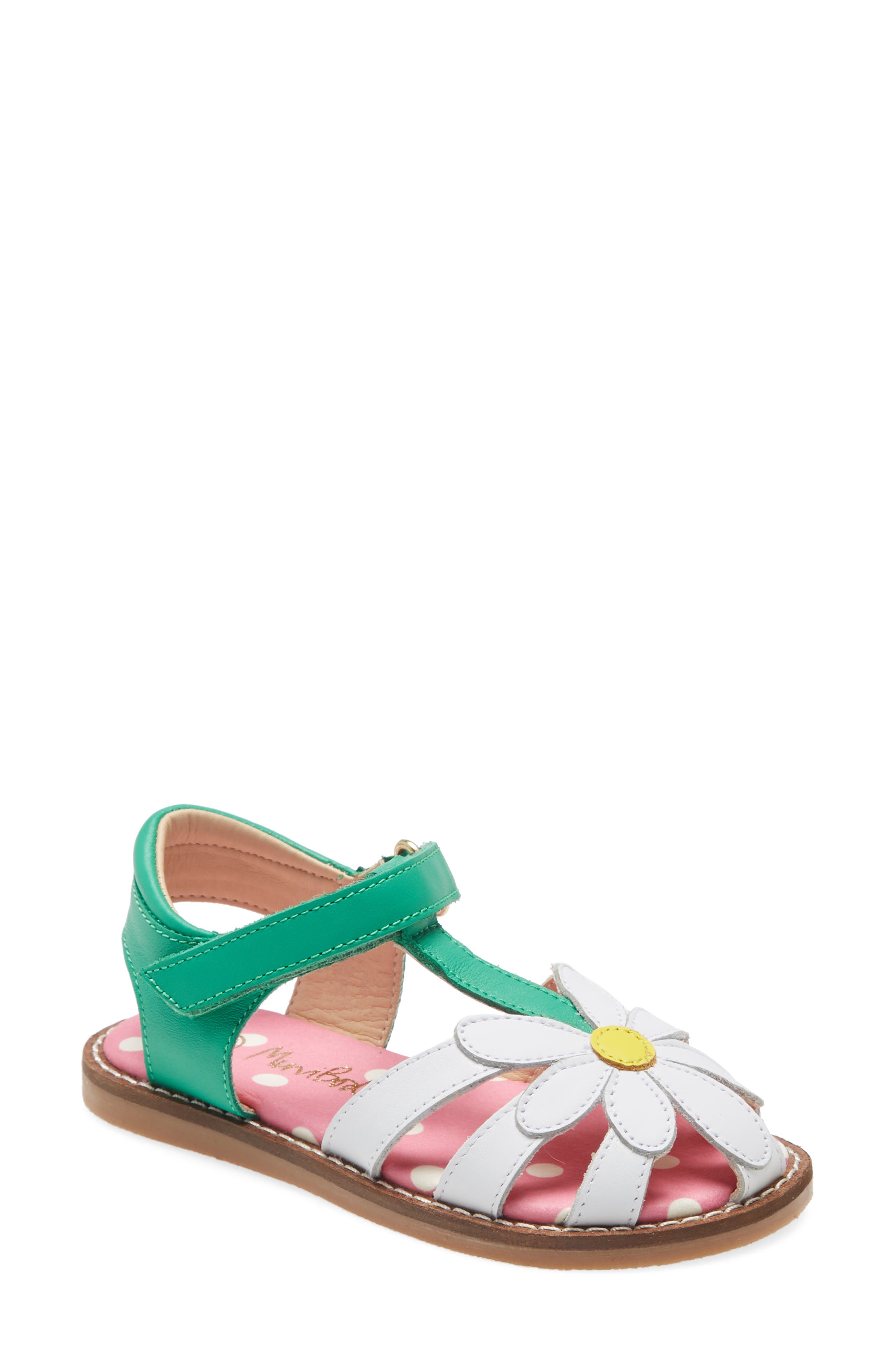 Floral Sandal, Main, color, WHITE FLOWER