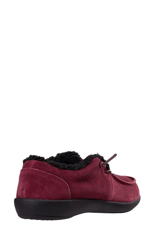 Revitalign Siesta Faux Fur Lined Shoe In Port Royale