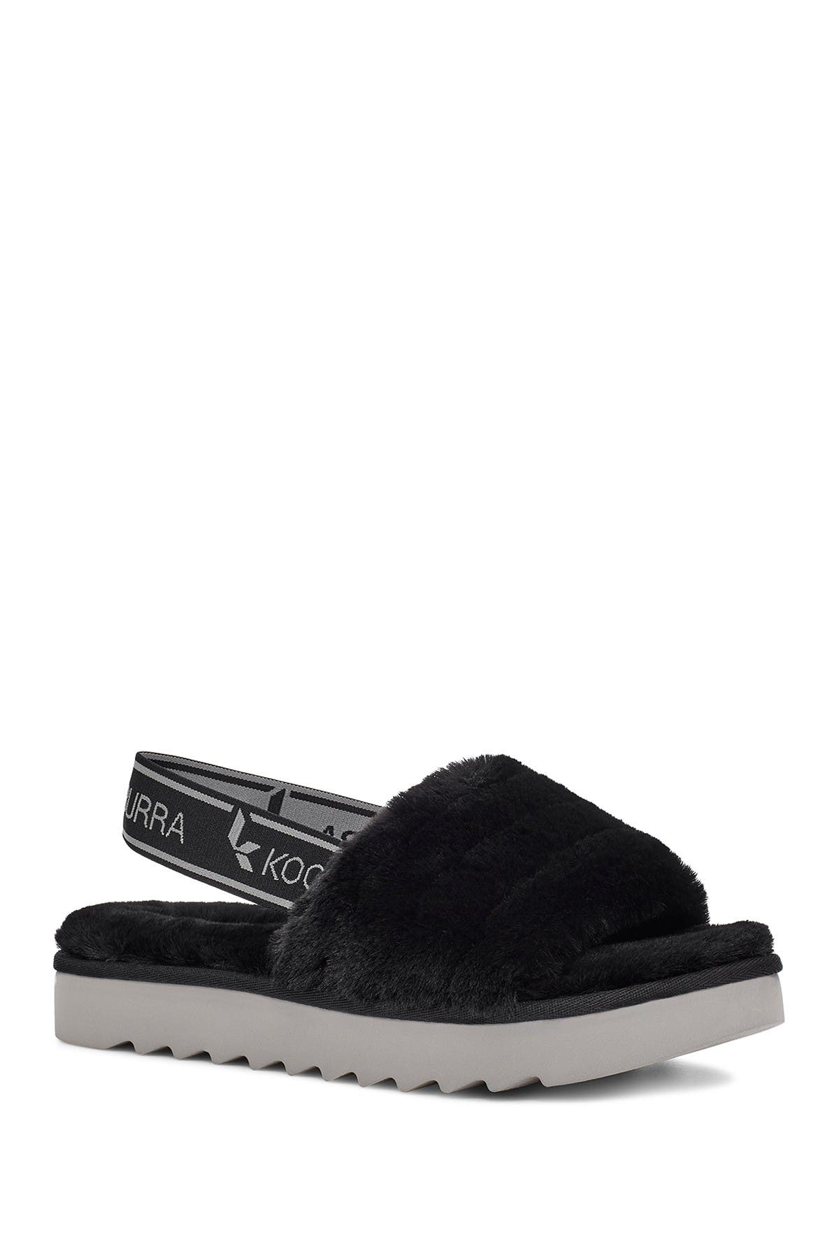 Koolaburra by UGG<sup>®</sup> KOOLABURRA BY UGG Fuzzin Faux Fur II Slide Slipper, Main, color, 