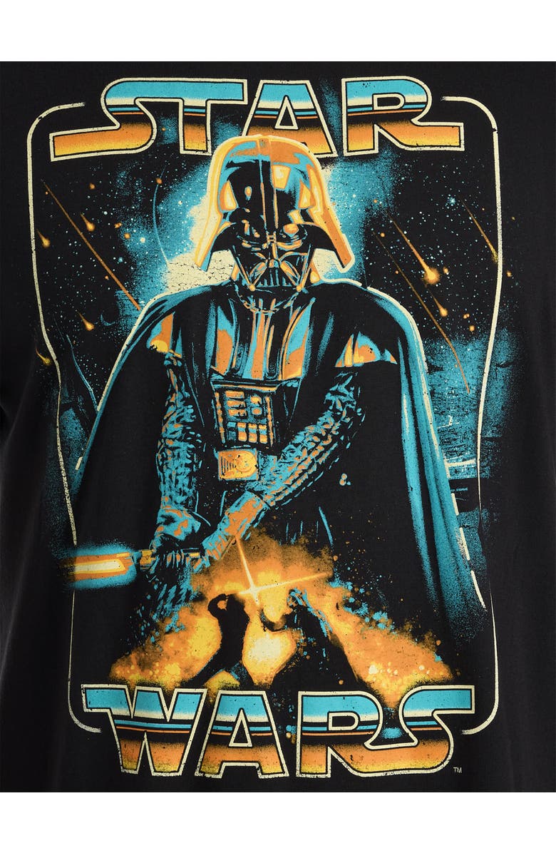True Nation by DXL Big & Tall Star Wars Vadar Metal Graphic Tee, Alternate, color, 