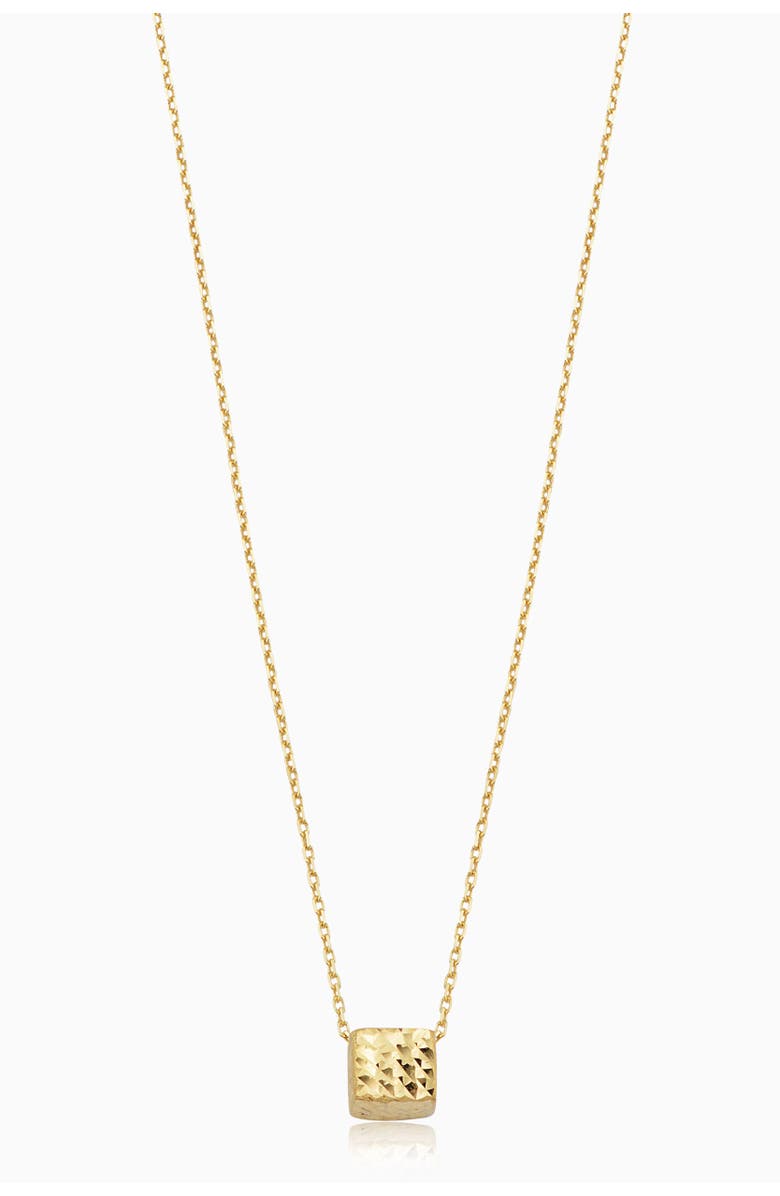 Oradina 14K Yellow Gold Cubism Pendant Necklace, Main, color, Yellow Gold
