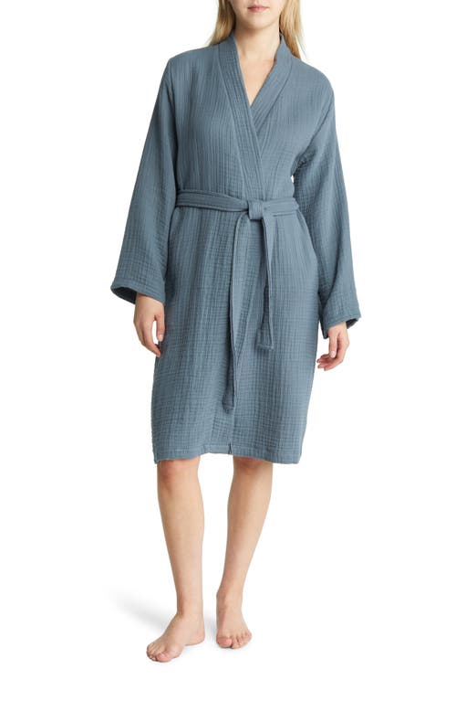 Parachute Gender Inclusive Cloud Cotton Robe In Blue