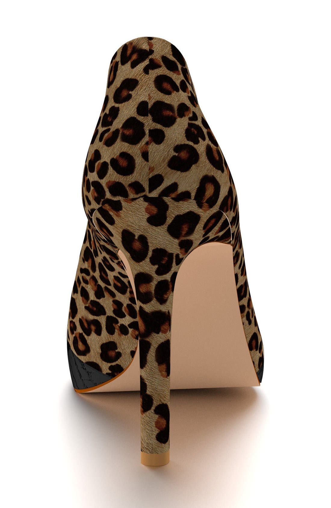 Shoes of Prey Genuine Calf Hair Pointy Toe Pump, Alternate, color, 