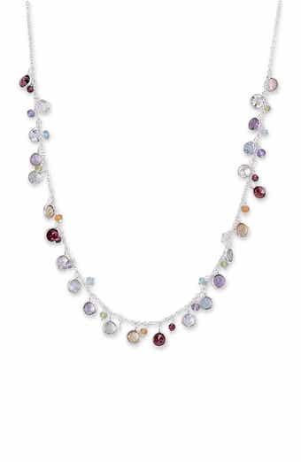 SAMUEL B. Sterling Silver Multi Gem Necklace