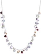 SAMUEL B. Sterling Silver Multi Gem Necklace