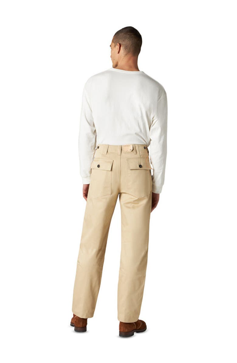 Fortela Newfatigue Heavyweight Cotton Gabardine Fatigue Pants, Alternate, color, Natural