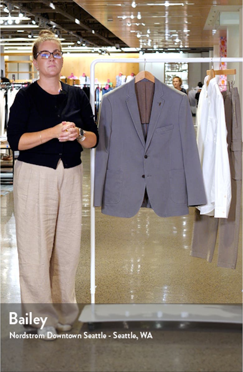 Washed Stretch Cotton Sport Coat, sales video thumbnail