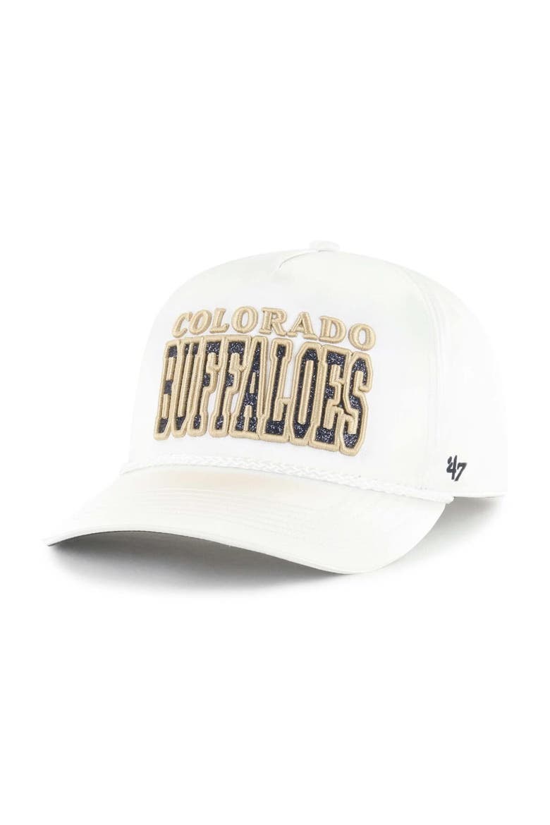 Women's '47 White Colorado Buffaloes Outspoken Hitch Adjustable Hat, Alternate, color, White
