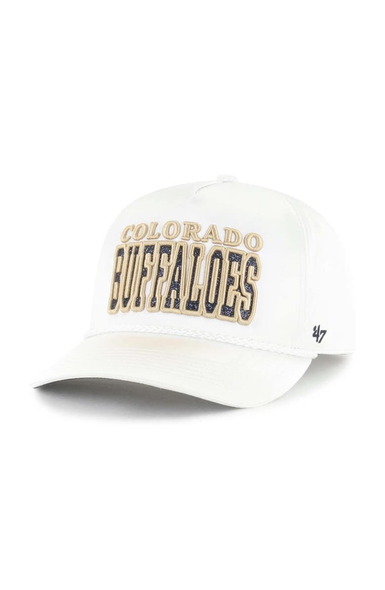 '47 Women's '47 White Colorado Buffaloes Outspoken Hitch Adjustable Hat, Alternate, color, White