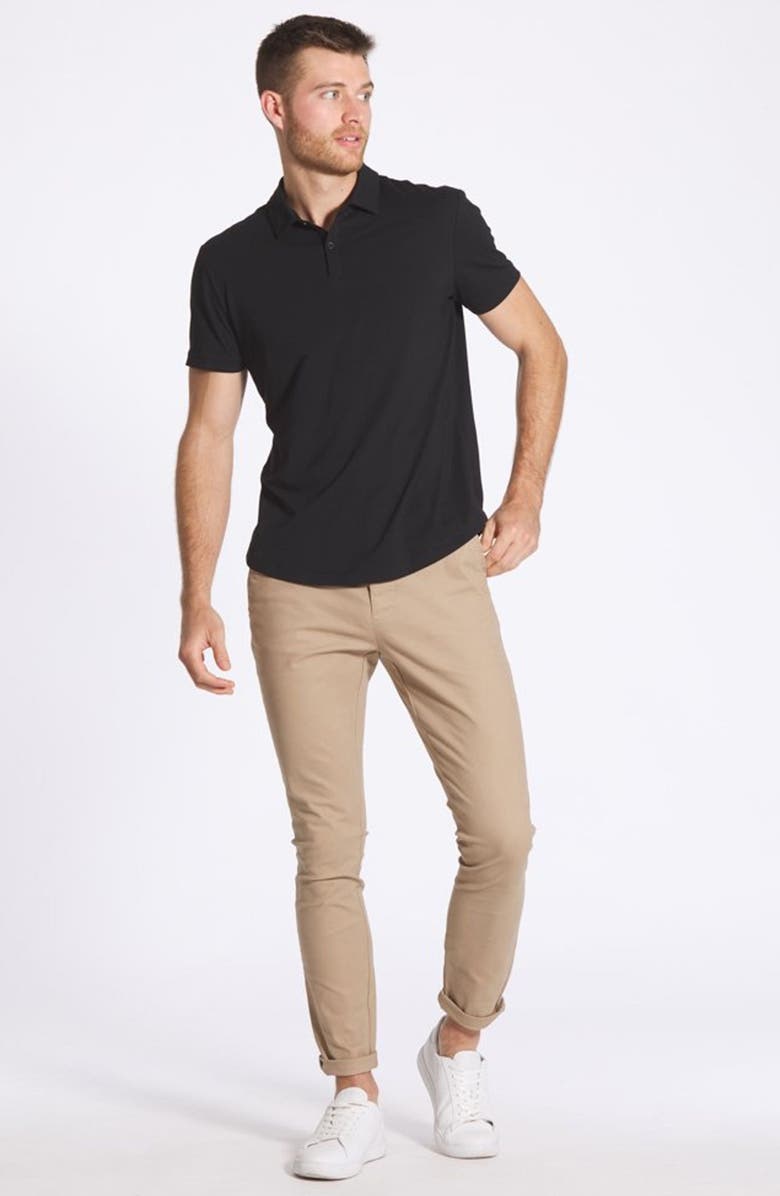 Cuts Trim Fit Cotton Blend Polo, Alternate, color, 