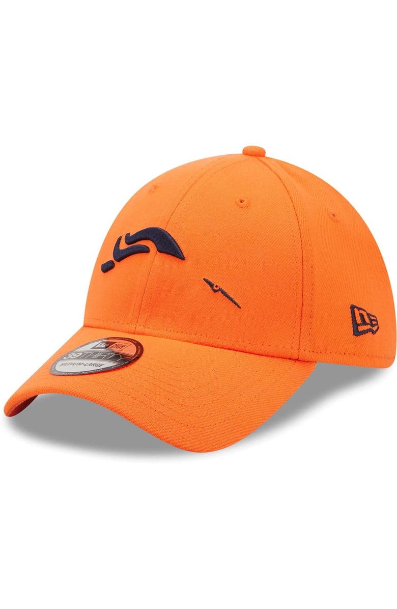 New Era Men's New Era Orange Denver Broncos Elemental 39THIRTY Flex Hat, Main, color,