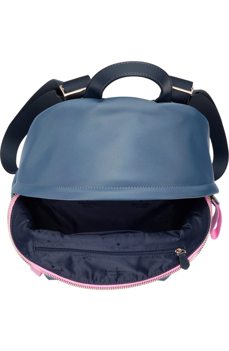 Kate Spade New York chelsea colorblock nylon backpack, Alternate, color, Bluestone Multi