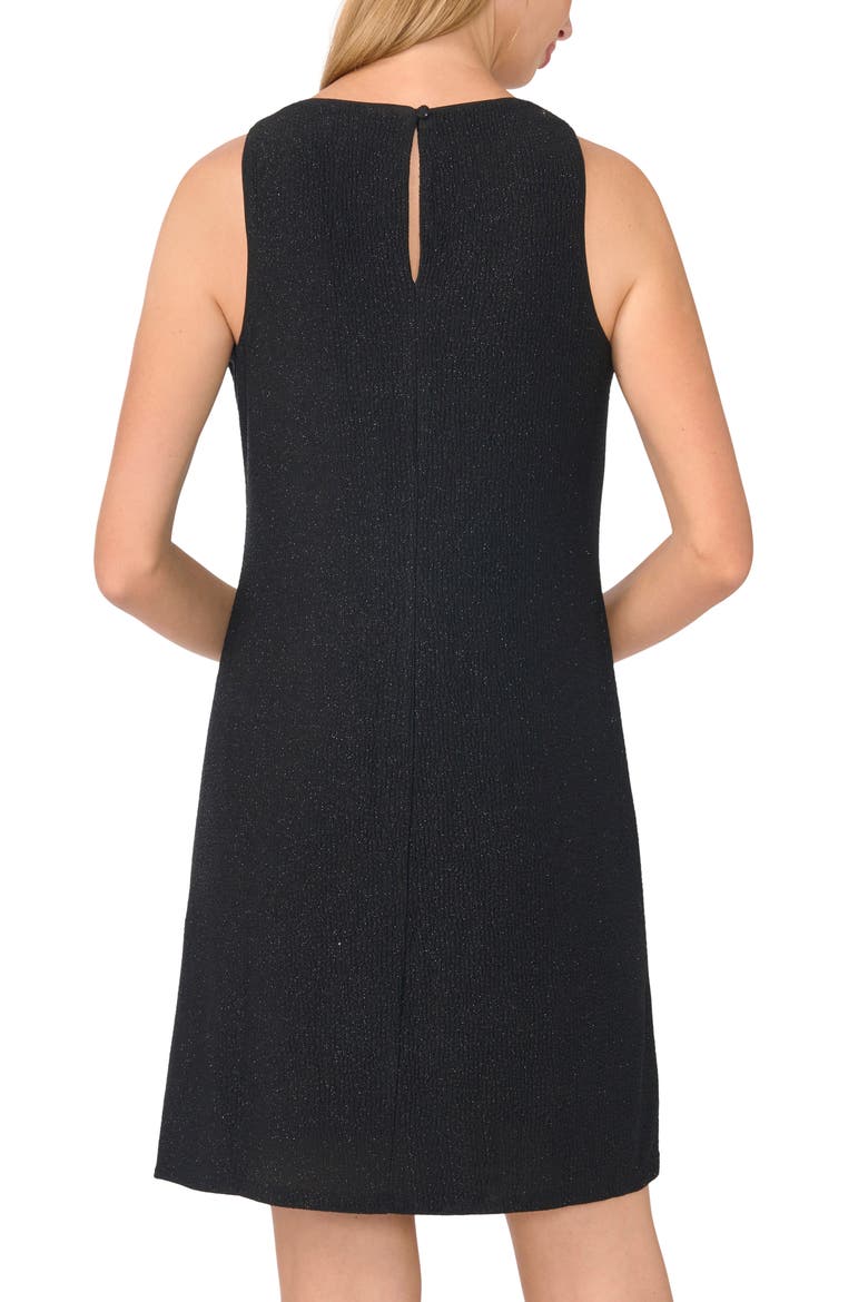 Keyhole Back Sleeveless Dress, Alternate, color, RICH BLACK